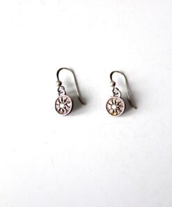 vintage sterling silver drop earrings