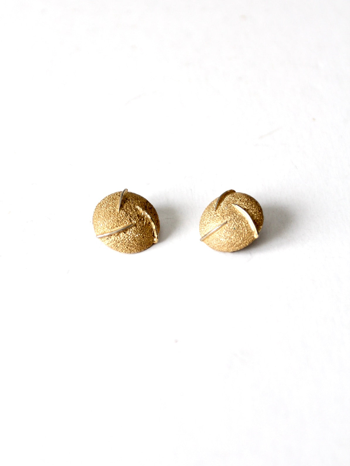vintage 60s clip on earrings